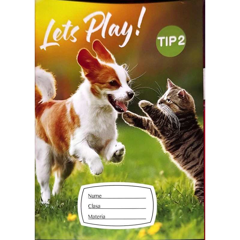 Caiet A5 Tip II Paperland, 24 file, copertă colorată pentru școlari